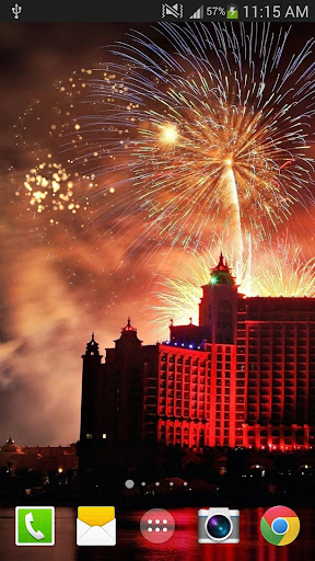 Dubai Fireworks Live Wallpaper