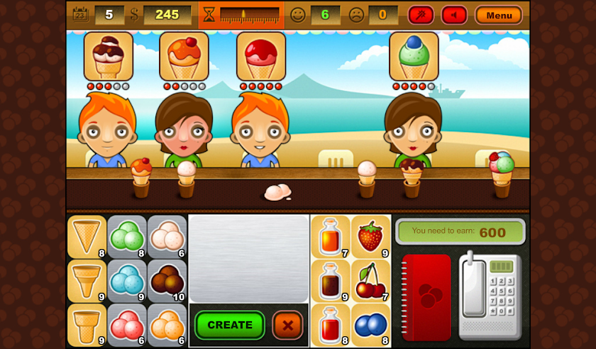 Ice Cream Bar Screen 2
