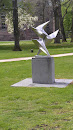 Icarus Abstract Statue