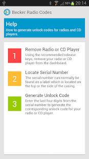 How to mod Codes for Becker radios 1.0.26 apk for android