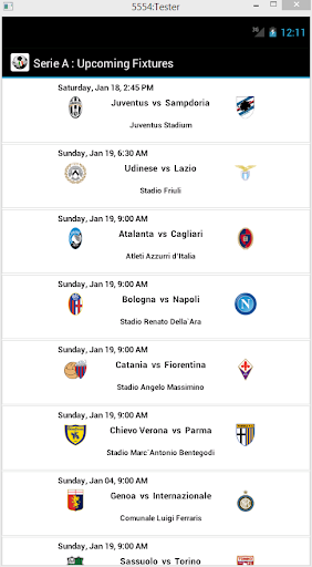 Serie A Scores