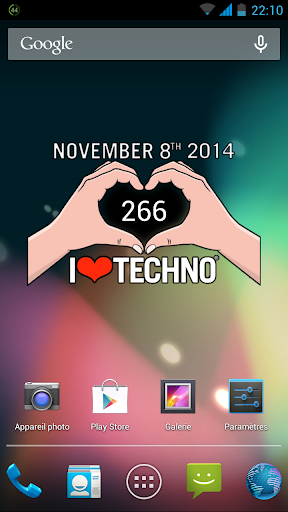 I Love Techno - Widget