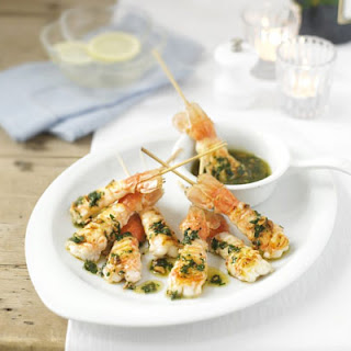 Langoustines  With langoustine recipe Butter Griddled Hazelnut breaded