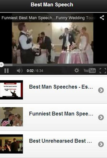 Best Man Speech