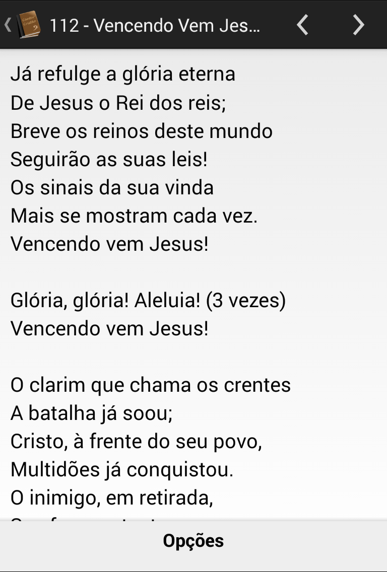 Cantor Cristão Screen 3