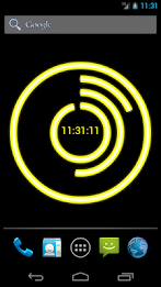 Neon Clock Live Free Wallpaper poster 4