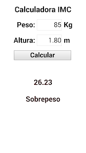 Calculadora IMC Screenshots 1