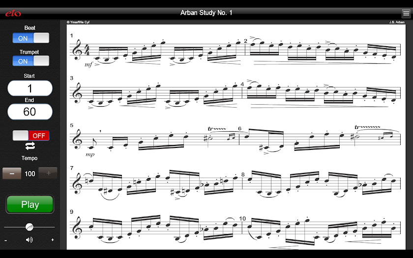 Arban Study No.1 - Trumpet Screen 2