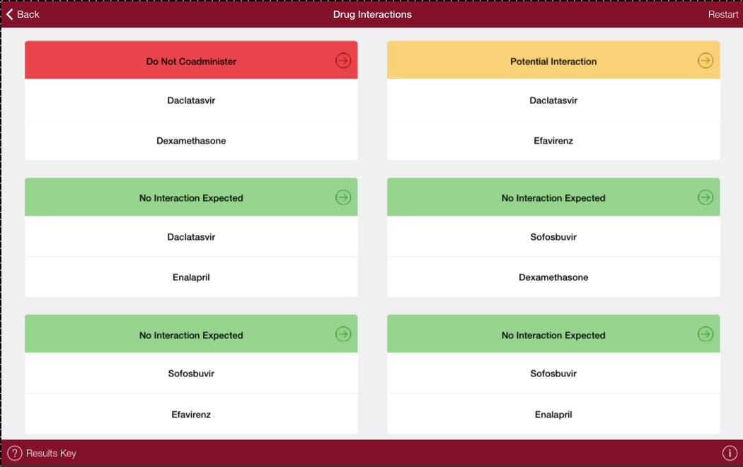   Liverpool HEP iChart- ቅጽበታዊ ገጽ እይታ 