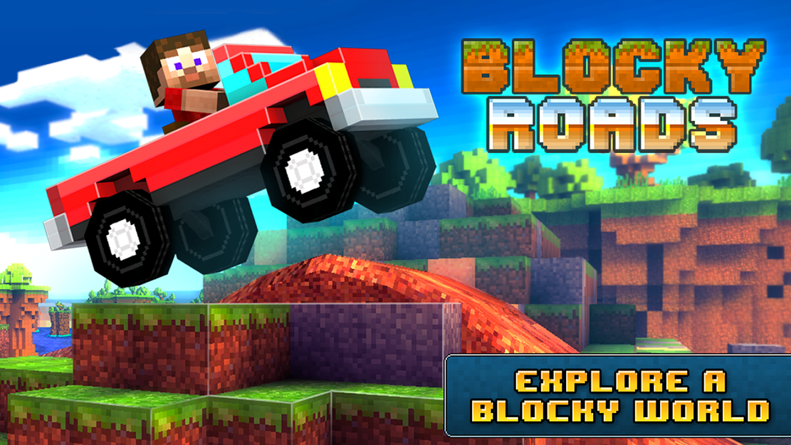 Blocky Roads - screenshot