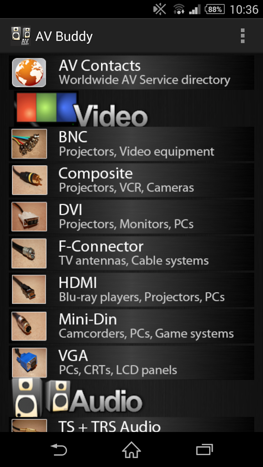AV Buddy Screen 1