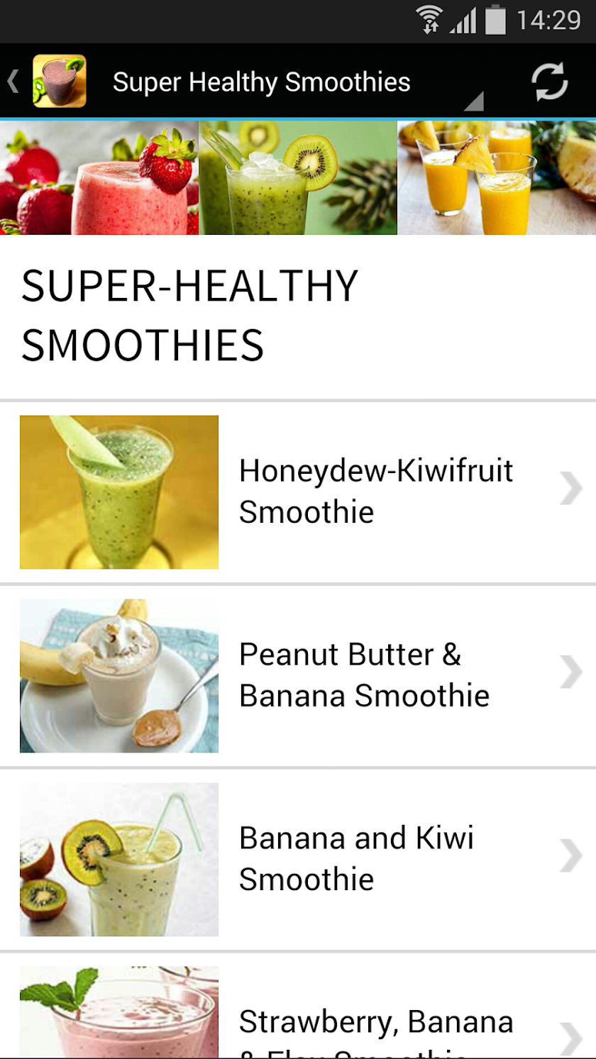 Best Smoothie Recipes Screen 2