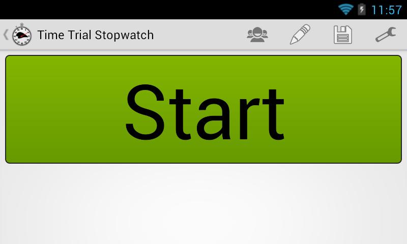 Time Trial Stopwatch Screen 3
