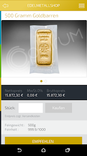 Finanzen.net Goldshop Screenshots 4