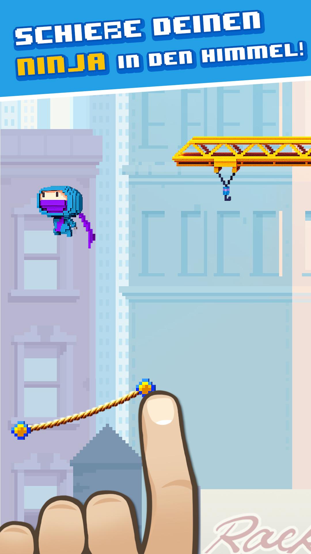 Android application Ninja Up! - Endless arcade jumping screenshort