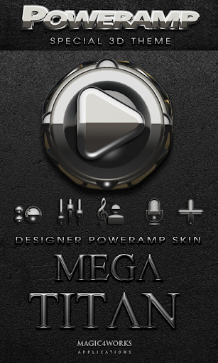 Poweramp skin Mega Titan