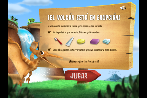 El volcán Dinosaurus