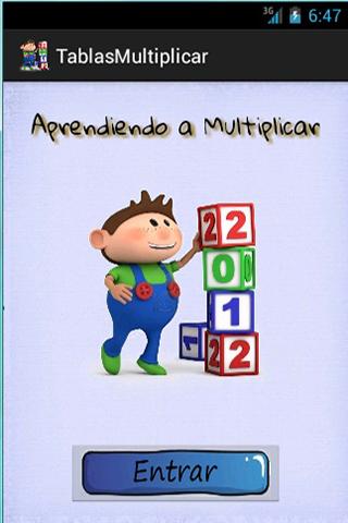 Tablas de Multiplicar