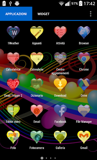 Heart Android L Holo Icon pack