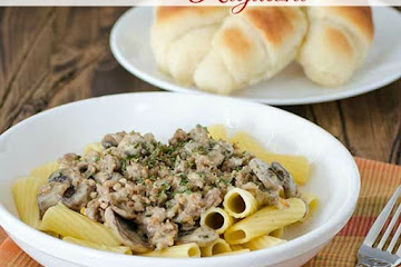 Sausage Mushroom Rigatoni