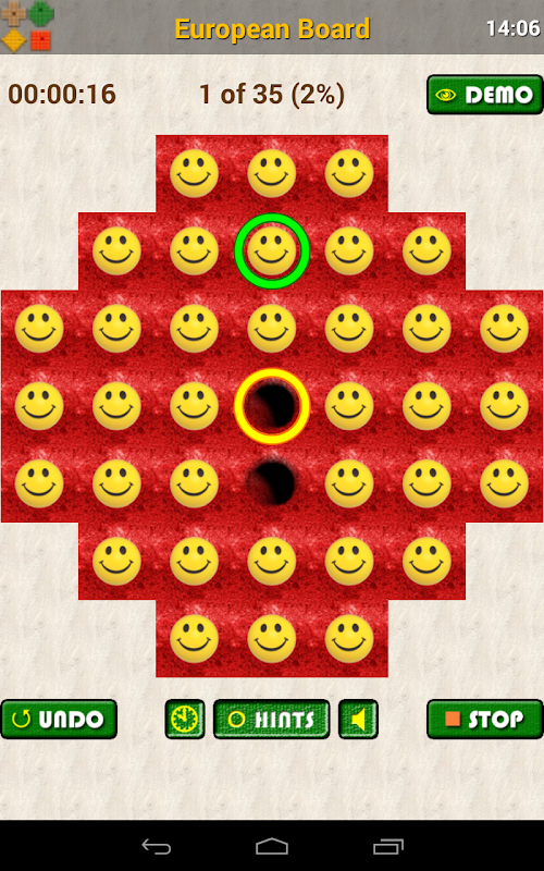 Android application iMARBLE Pro: Marble Solitaire screenshort