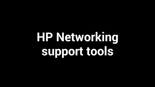 HP Networking support tools