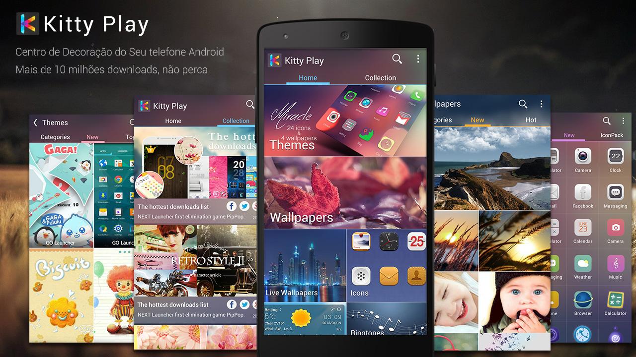 Kitty Play - Theme & Iconpack - screenshot