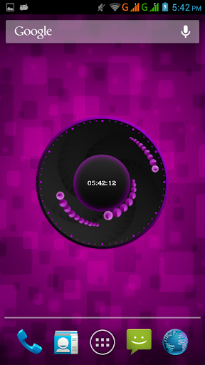 【免費個人化App】Spiral Clock Free Wallpaper-APP點子