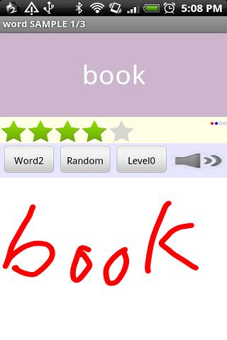 Android application FlashCards screenshort