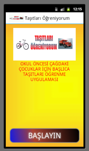 Taşıtları Öğreniyorum