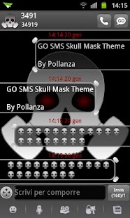 How to install GO SMS Skull Gas Mask 1.1 mod apk for android