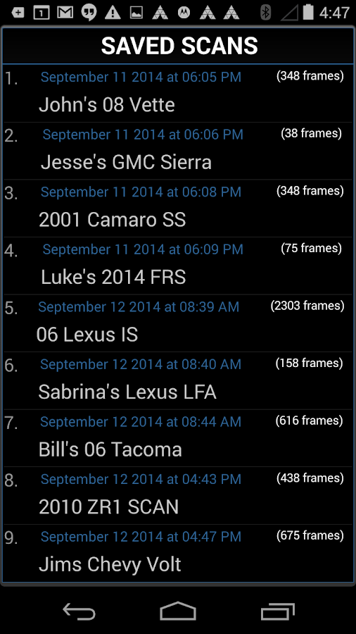 OBD DROIDSCAN PRO - screenshot
