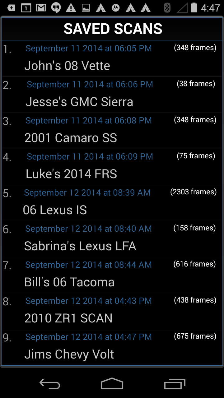 OBD DROIDSCAN PRO Screen 3