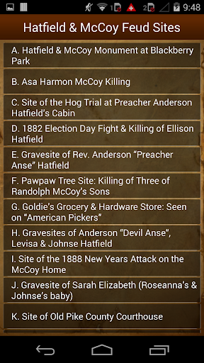 【免費旅遊App】Hatfield & McCoy Feud Tour App-APP點子