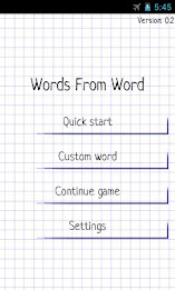 Words From Word poster 1