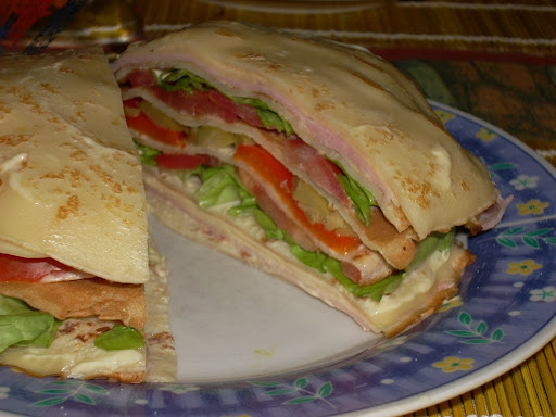 Comer con los ojos: Torre de panqueques