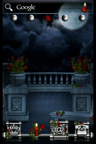 Silver Moonlight ADW Theme Screen 2