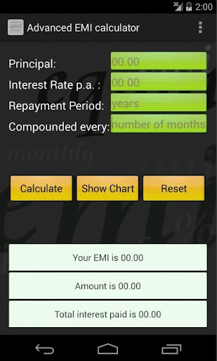 Advanced EMI Calculator