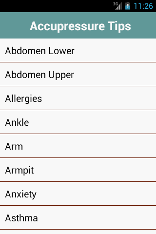 【免費健康App】Acupressure Tips-APP點子