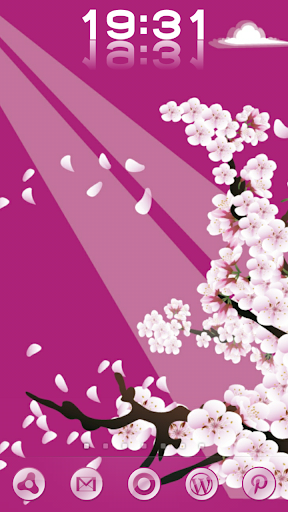 Cherry Blossom GoLauncher