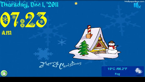 Clock Talk Merry Christmas poster 2