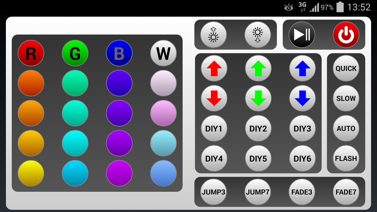 Led rgb remote как работает приложение