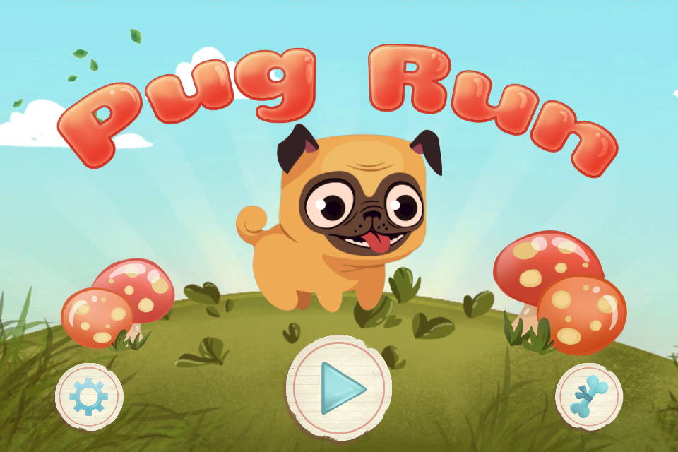 Pug Run: captura de tela