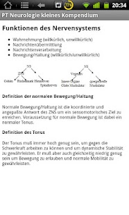 Android application Physiokompendium PT Neurologie screenshot