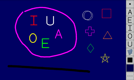 Blackboard vowels and shapes Screenshots 2