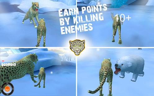 Snow Wild Leopard Attack Sim Screenshots 3