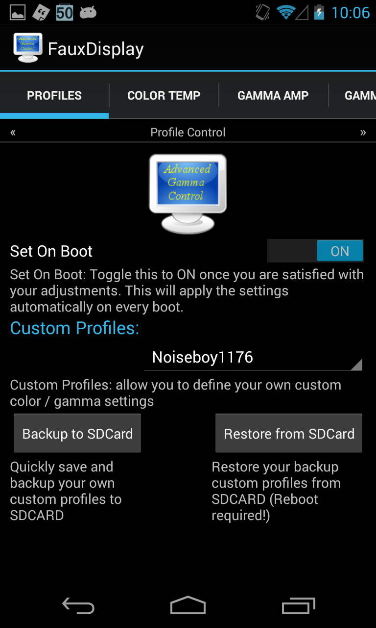 Advanced Color & Gamma Control [FauxDisplay] v1.2.9 Download Apk