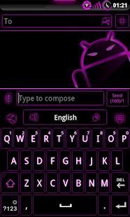 How to install GOKeyboard Theme Glow Pink patch 2.0 apk for android