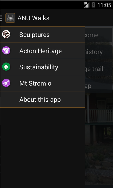   ANU Walks– снимак екрана 