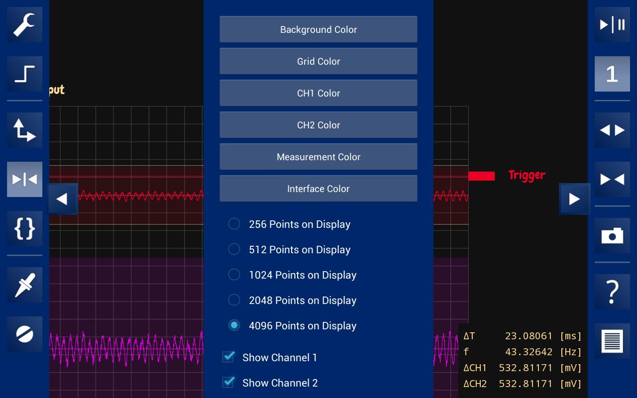    OsciPrime Oscilloscope- screenshot  